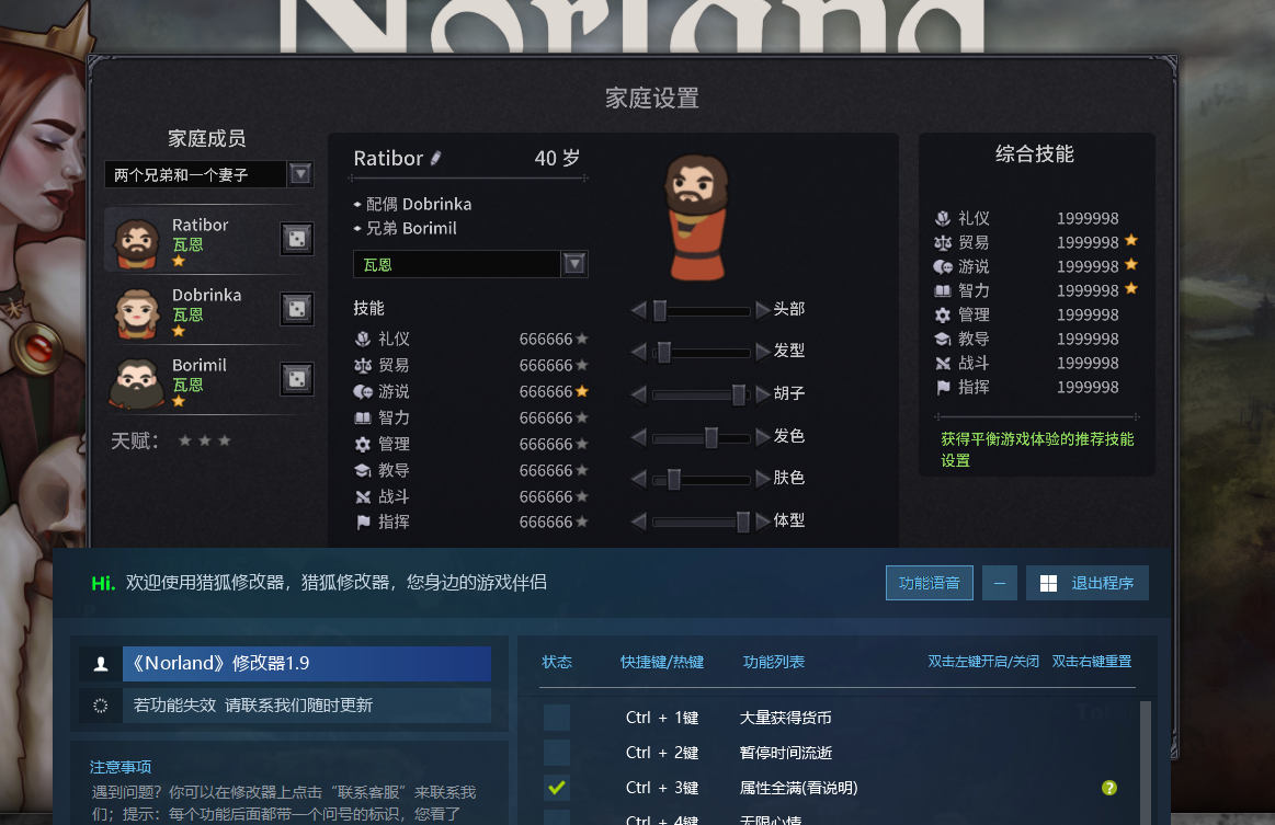 诺兰德 Norland  30多功能 随正版更新失效包更新修改器 - 详细说明图片